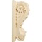 Ekena Millwork 5"W x 3"D x 6 1/2"H Large Acanthus Block w/ Backplate Wood Corbel, Maple CORW05X03X07ABMA - alternate 3